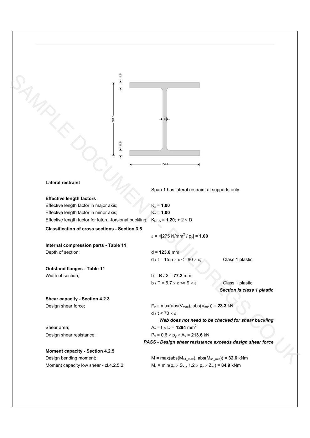 buildregs sample calculations preview