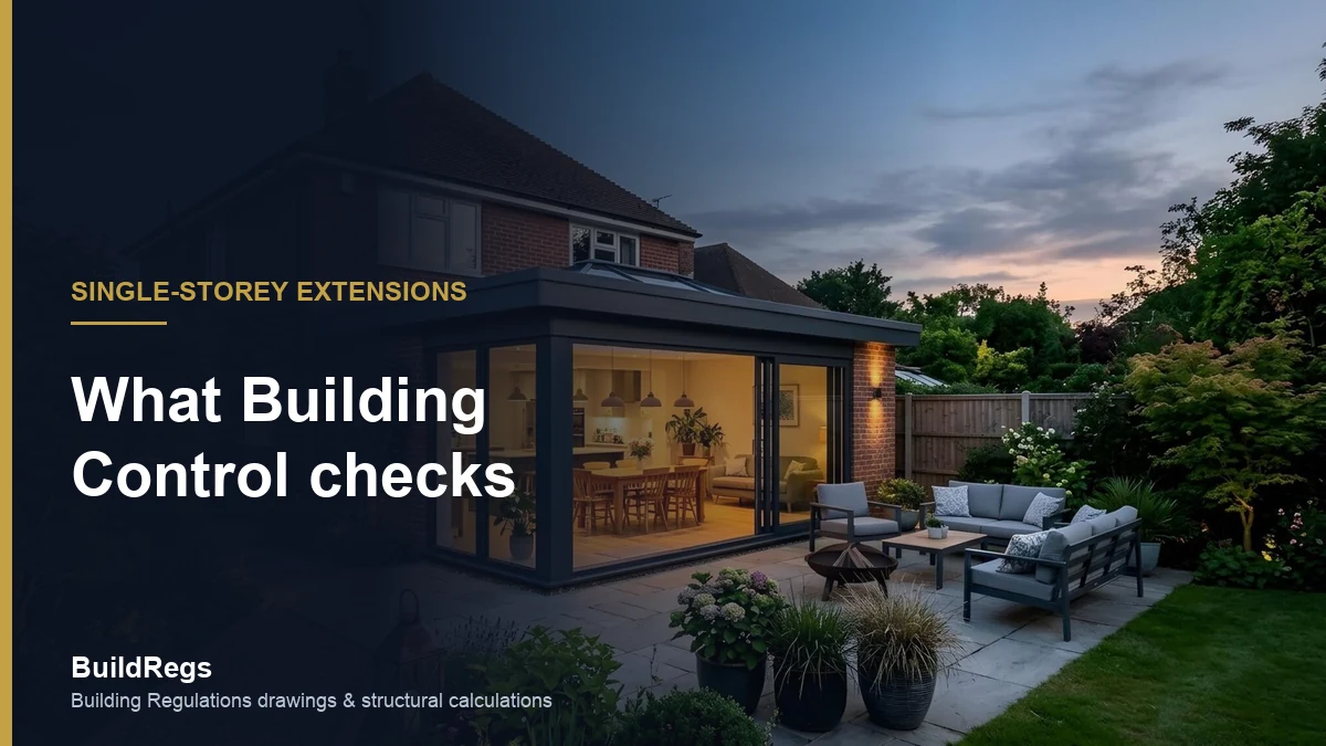 Single-storey rear extension with a roof lantern and bifold doors